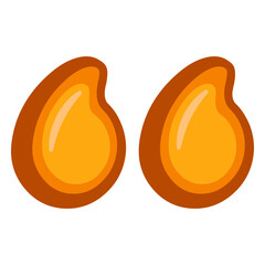 Fototapeta premium Quotation marks punctuation glossy