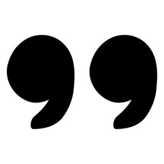 Fototapeta premium Quotation marks punctuation stroke