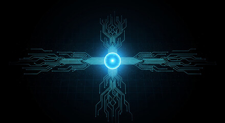 Abstract technology background with circuit board design