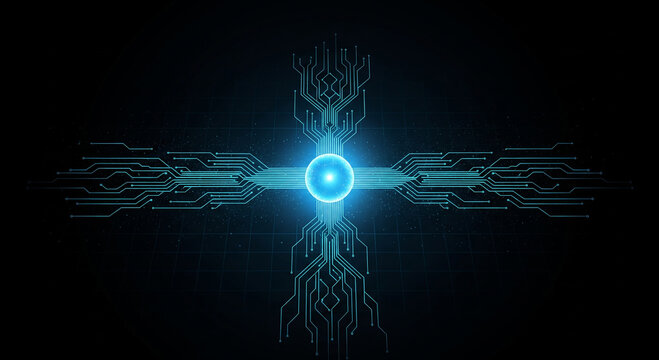 Abstract technology background with circuit board design