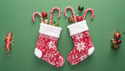 christmas stocking with gifts