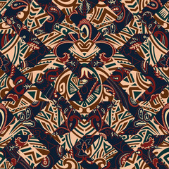 abstract pattern background design with classic batik motif