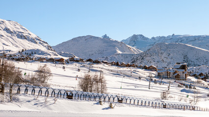 Landscape of Alpe d'Huez