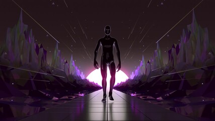 Crystal Horizon Stride Loop - Powered by Adobe