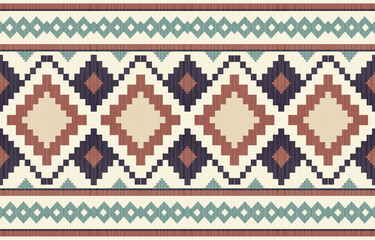 Seamless geometric ethnic pattern. Native American ethnic design, Southwestern decor design for background ,curtain, carpet, wallpaper, clothing, wrapping, Batik.