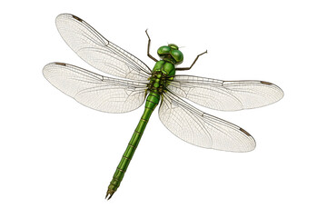 dragonfly isolated on white