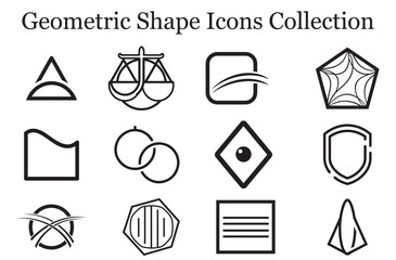 Geometric Shape Icons Collection