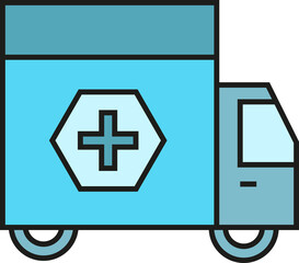 Ambulance Truck Icon
