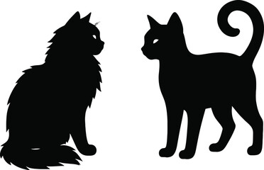 black cat silhouette