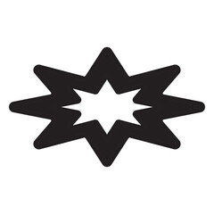 sale sticker icon, price tag, starburst, quality mark, sunburst badges, retro stars. Starburst speech bubbles or attention grabber, dualtone icon, abstract