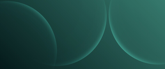 background green with a gradient texture, creating a modern, abstract style. dark green background with smooth, overlapping circles. Minimal abstract circles vector gradient background