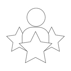 Experienced Professional Expertise - Skilled, Knowledgeable, and Seasoned Veteran Icon - Mastery and Proven Track Record Badge - Vector Illustration for Industry Experience