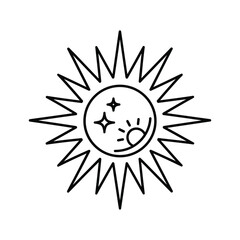 Human Skeleton Model Outline Icon