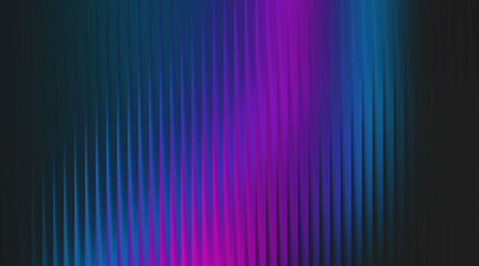 Neon Blue and Magenta Vertical Pleated Texture with Dark Background purple