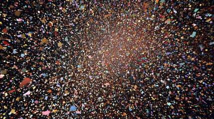 2026 New Year Confetti Burst Background 