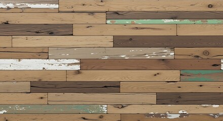 Rustic wood plank wall background texture for design and decoration