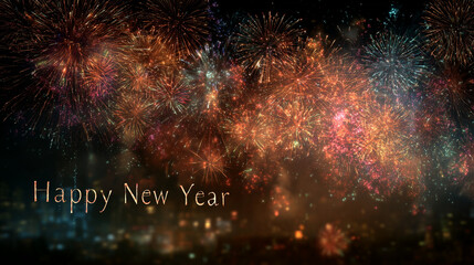 Happy New Year 2026 Luxury Celebration Scene