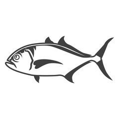 Amberjack fish illustration