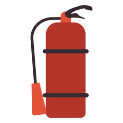 Fire extinguisher colorful icon extinguisher firefighting