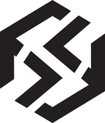 Minimalist black silhouettes