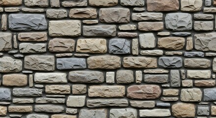 Stone wall texture background pattern seamless construction exterior design