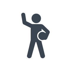 Player Waving To Fans Icon