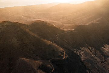 The Mirador de Cofete on Fuerteventura is a viewpoint that offers spectacular views of the wild west coast, the long Cofete beach, and the Jand&iacute;a mountains