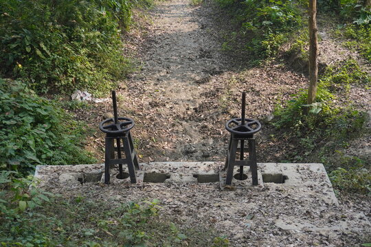 Water Gate Valves in Rural Irrigation System