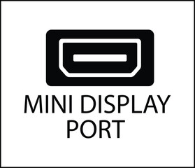 HDMI icon line symbol concept, vector illustration