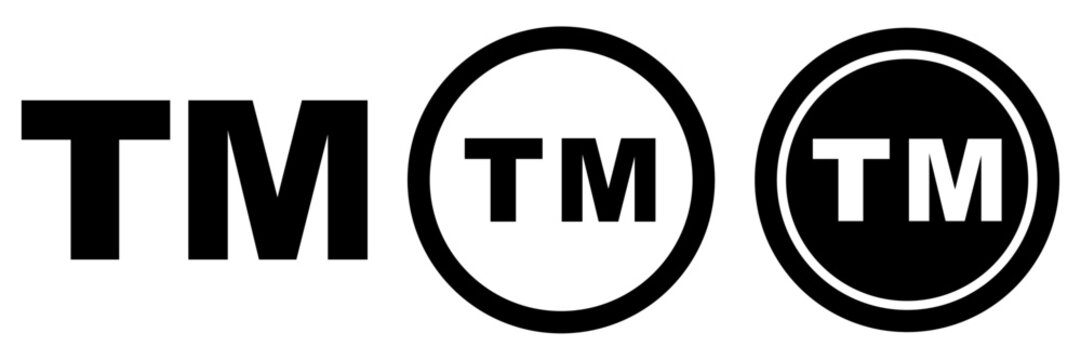 TM trademark symbols