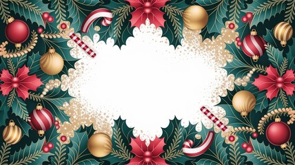 hires for Christmas background new year and presentation 16 9 size with items flower and decoration with gifts, accessories and colored balls 
