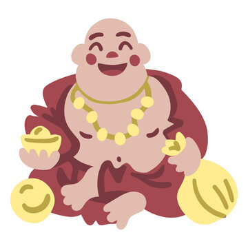 Happy buddha flat
