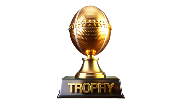 Celebrate golden achievements with this trophy, perfect for awards, recognition, or celebrating success, a symbol of victory and excellence in any endeavor