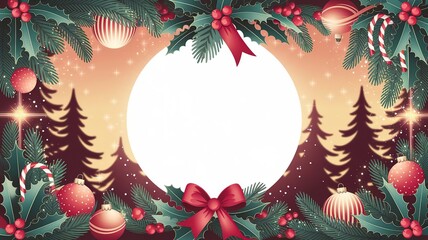 hires for Christmas background new year and presentation 16 9 size with items flower and decoration with gifts, accessories and colored balls 
