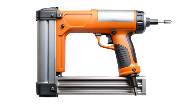 High quality orange framing nailer tool for professional construction projects, delivering efficiency and precision on every jobsite, ready for home improvement