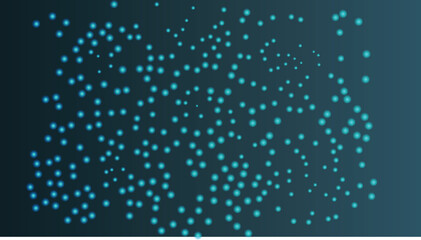 Blue abstract Christmas background with stars and snowflakes