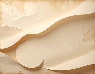 Abstract Background Texture with Wavy Lines and Creased Paper Aesthetic Design