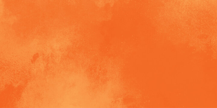 Brushed Painted Abstract Background. Brush stroked painting. abstract background for design in orange color.  2D illustration of colorful brush strokes. Decorative texture painting. 