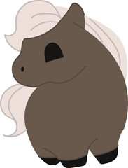 Fototapeta premium Cute Horse