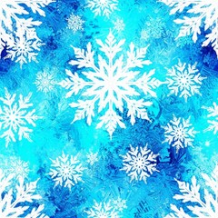 Christmas seamless pattern with santa and reindeer background, Winter pattern with snowflakes, wrapping paper, pattern fills, winter greetings, Christmas and New Year