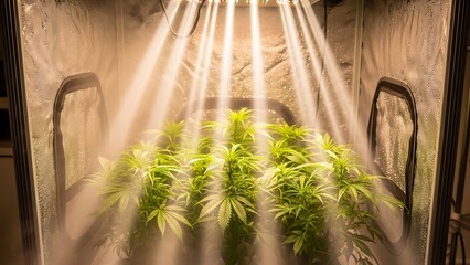 Indoor Plant Cultivation with Focused Lighting