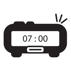 breakfast dualtone icon.  alarm breakfast dualtone icon. 