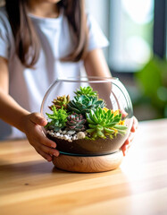 r&eacute;aliser un terrarium &agrave; la maison avec des mini plantes