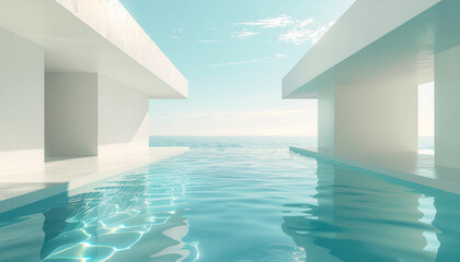 swimming pool in hotel room
