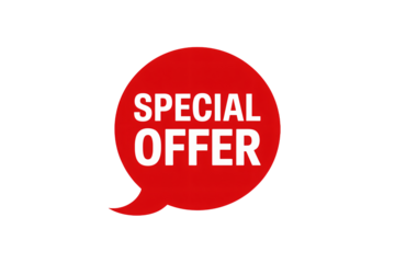 Grab attention with this special offer bubble, designed to drive sales and attract customers to your fantastic promotions today for business use