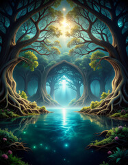 fantasy gothic temple folly