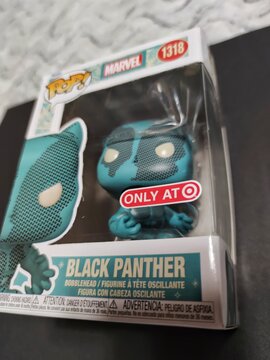 Funko Pop, exlusive only at target Black Panther product photography 