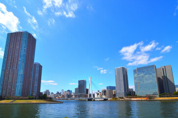 中央大橋　石川島公園　東京都越中島付近
