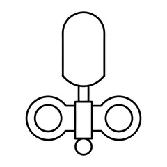 Microphone Pop Filter Vector Illustration On Transparent Background