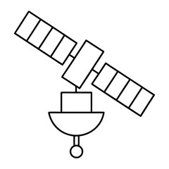 Mobile Hotspot Outline Vector Illustration Transparent Background